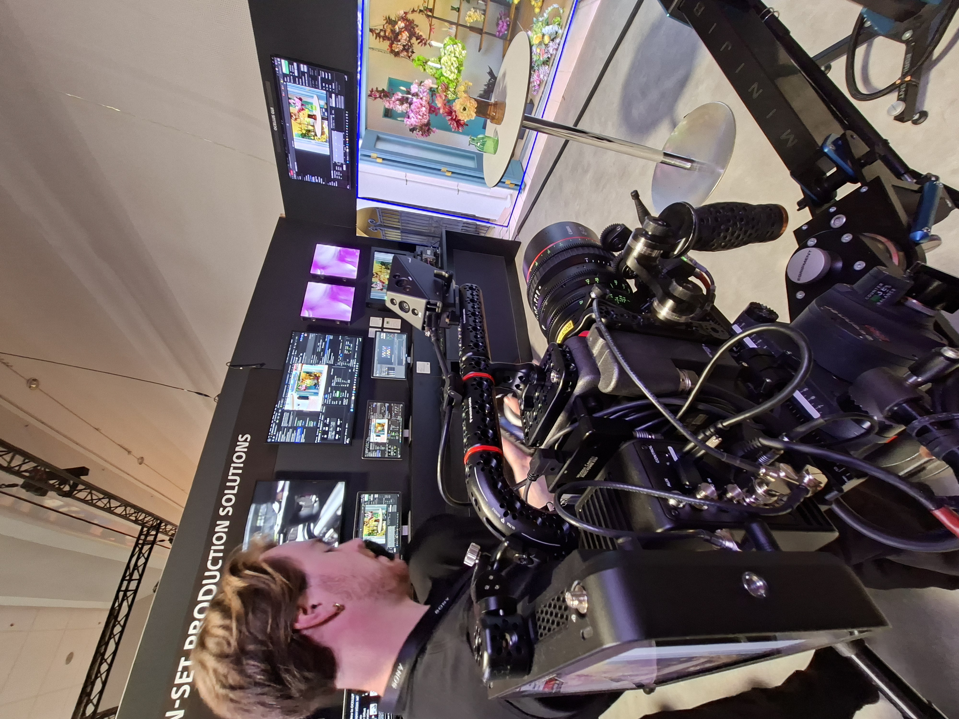 Photo showing a demonstration at IBC 2026
